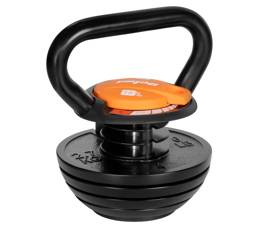 Kettlebell Støbejerns Regulated 18kg gym4all