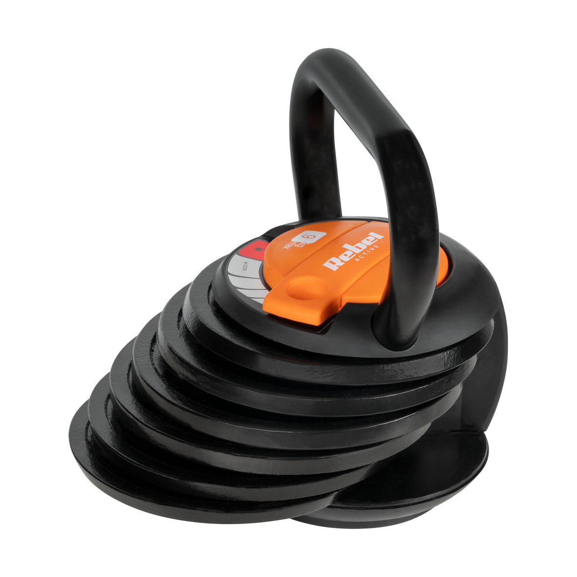 Rebel Kettlebell Justerbar 9kg - Premium Reguleret Træning gym4all