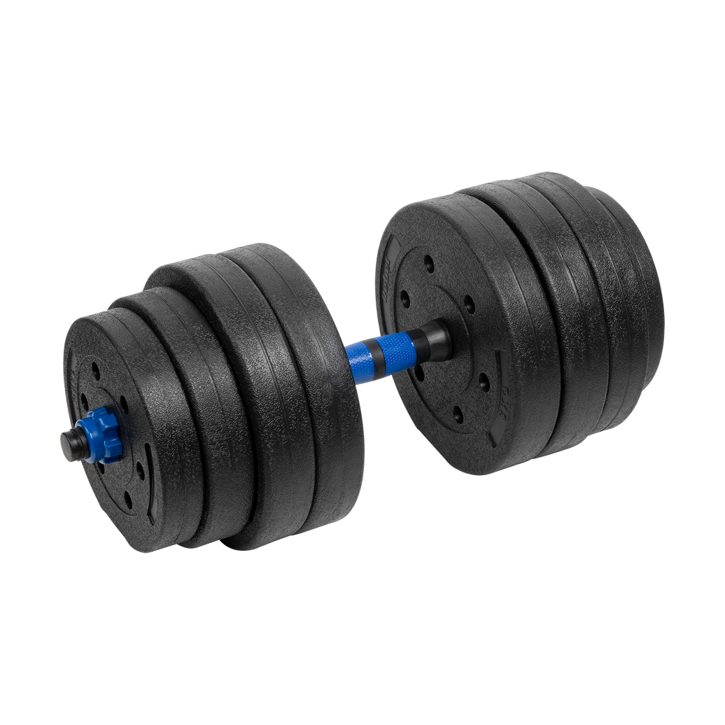 Justerbar bituminøs håndvægt med forbindelse 1x20 kg Rebel gym4all