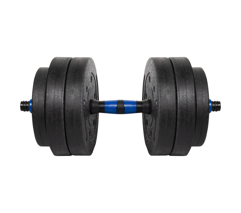Justerbar bituminøs håndvægt med forbindelse 1x20 kg Rebel gym4all