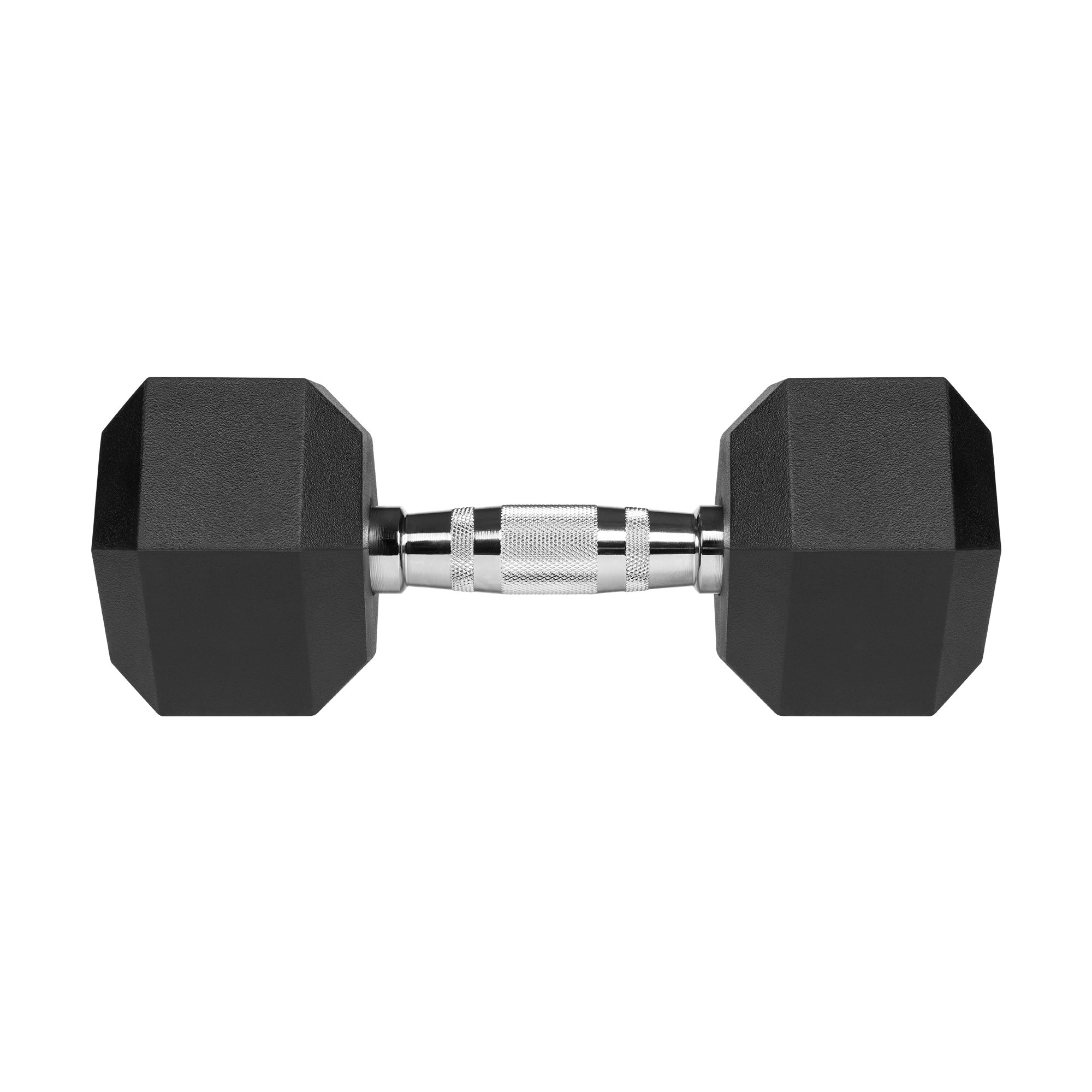 Enkeltstående hexagon dumbell 10 kg – ideel vægt til mellemtrinnet og fuld kropsøvelser.