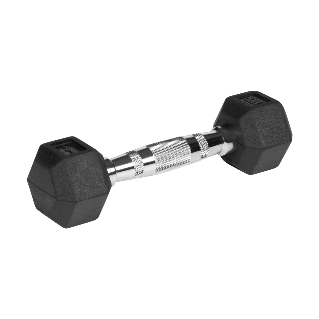 Hexagon dambells 1 kg: Vægtsæt perfekt til genoptræning og fysioterapi-øvelser.
