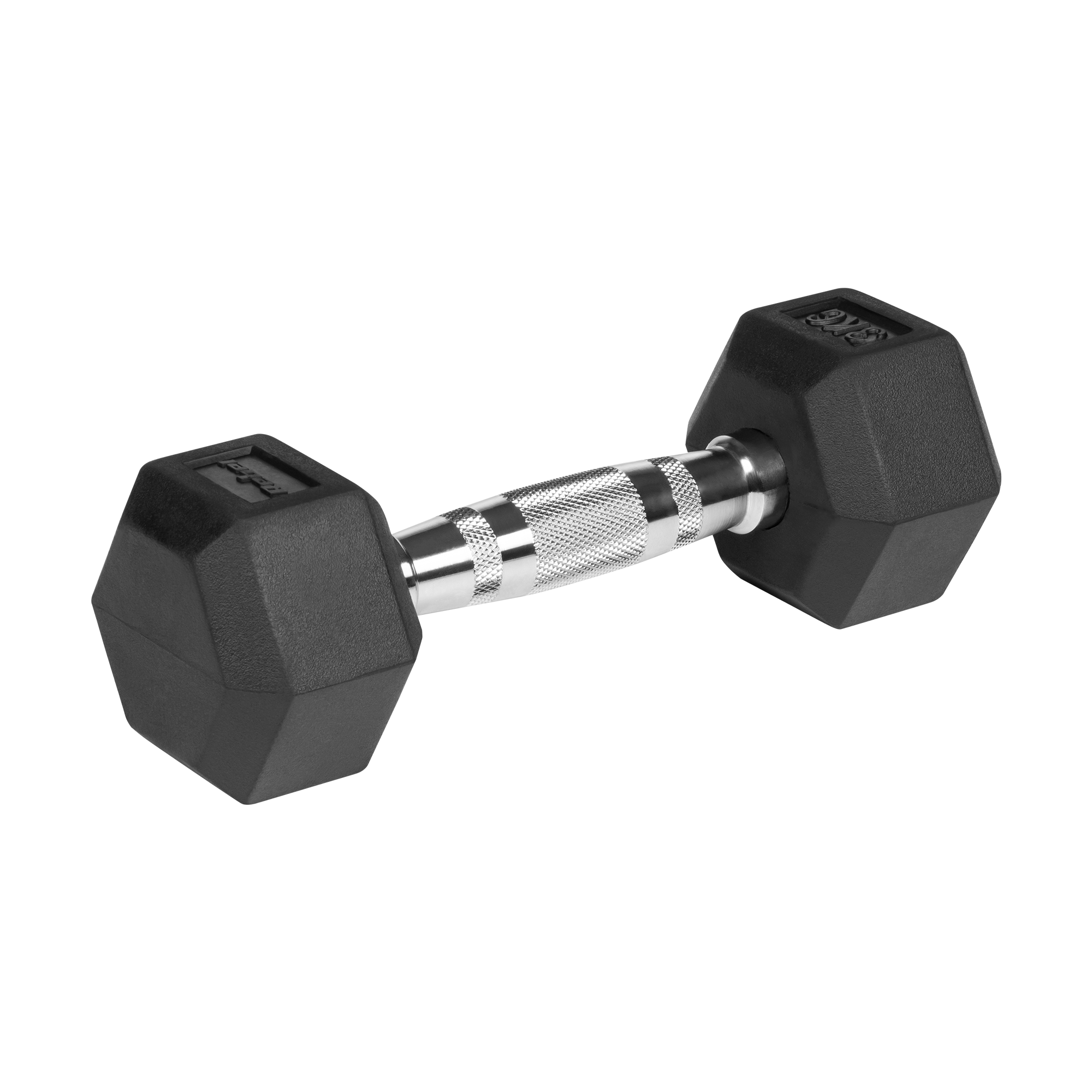 Hexagon Håndvægte 2x3kg - Gummibelagte Håndvægte til Hjemmetræning gym4all