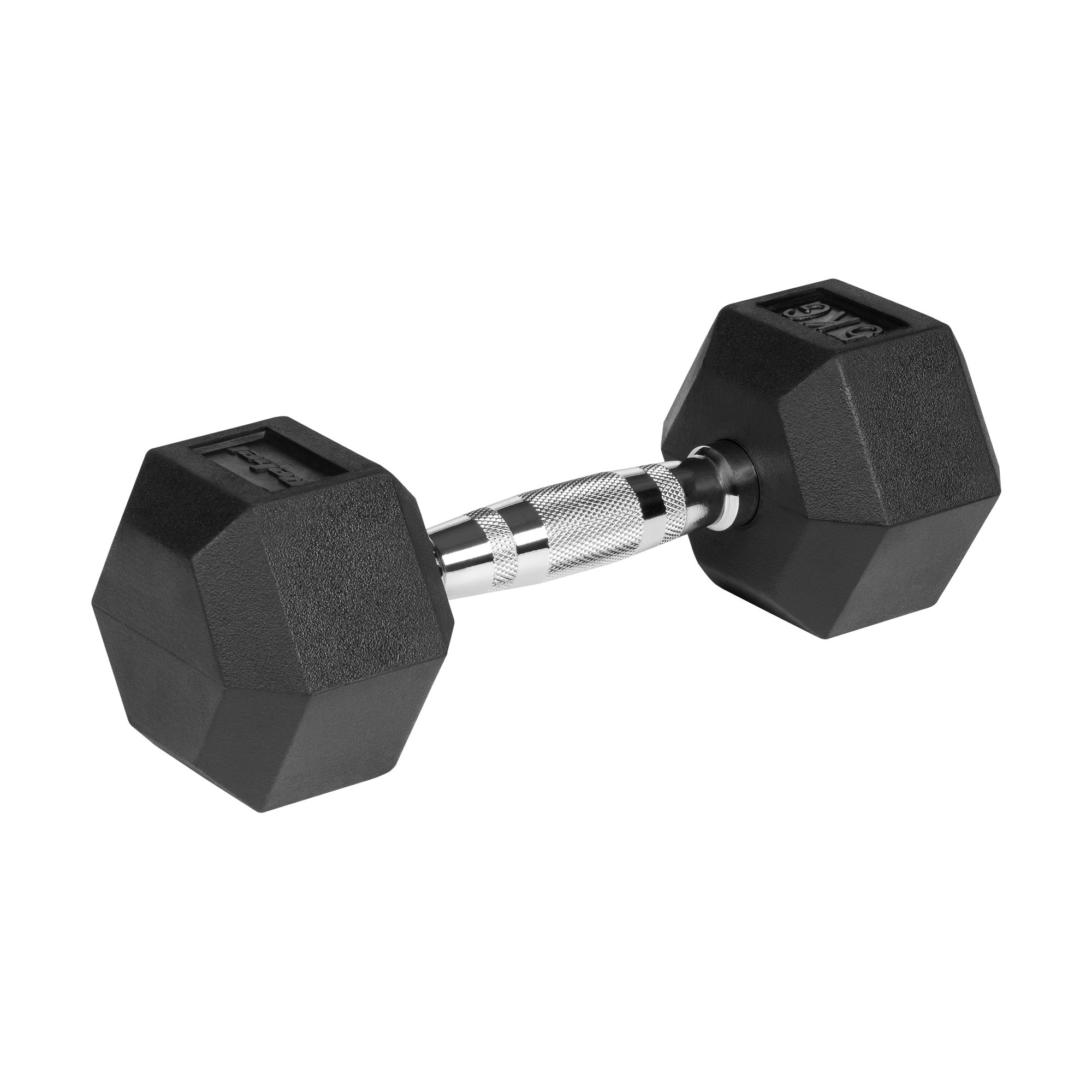 Hexagon Håndvægte 2x5 kg: Gummi Håndvægtssæt til Homegym gym4all
