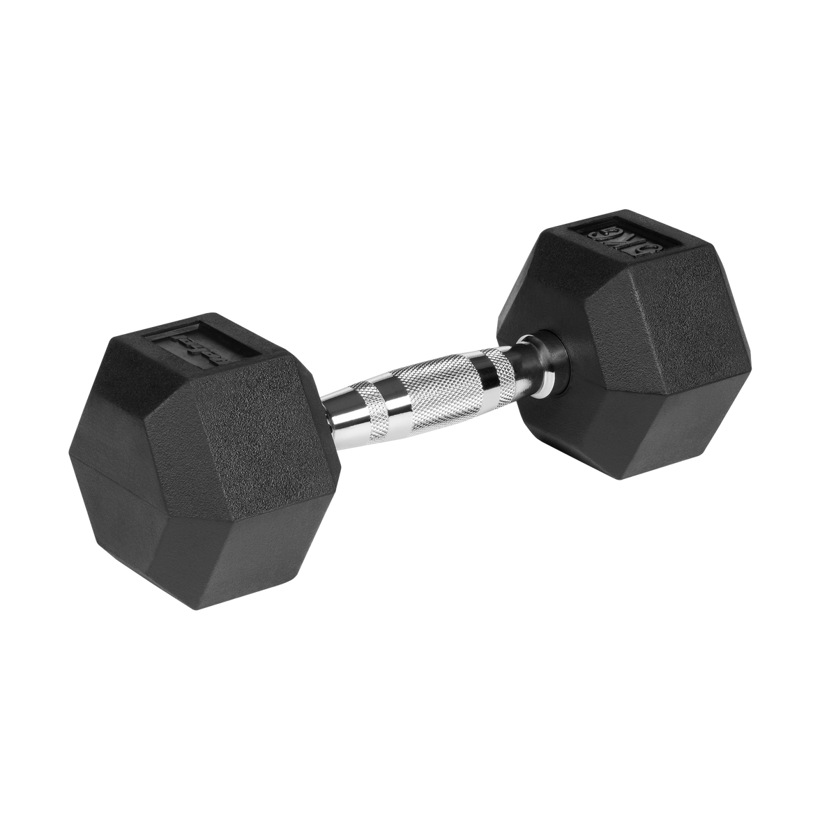 Hexagon Håndvægte 2x5 kg: Gummi Håndvægtssæt til Homegym gym4all