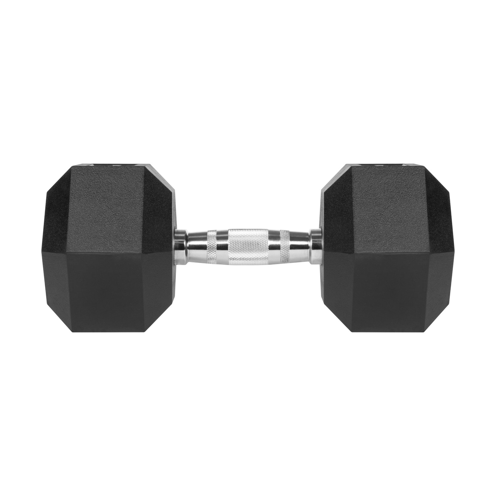 Gummibelagt støbejernshåndvægt HEX 17,5 kg gym4all