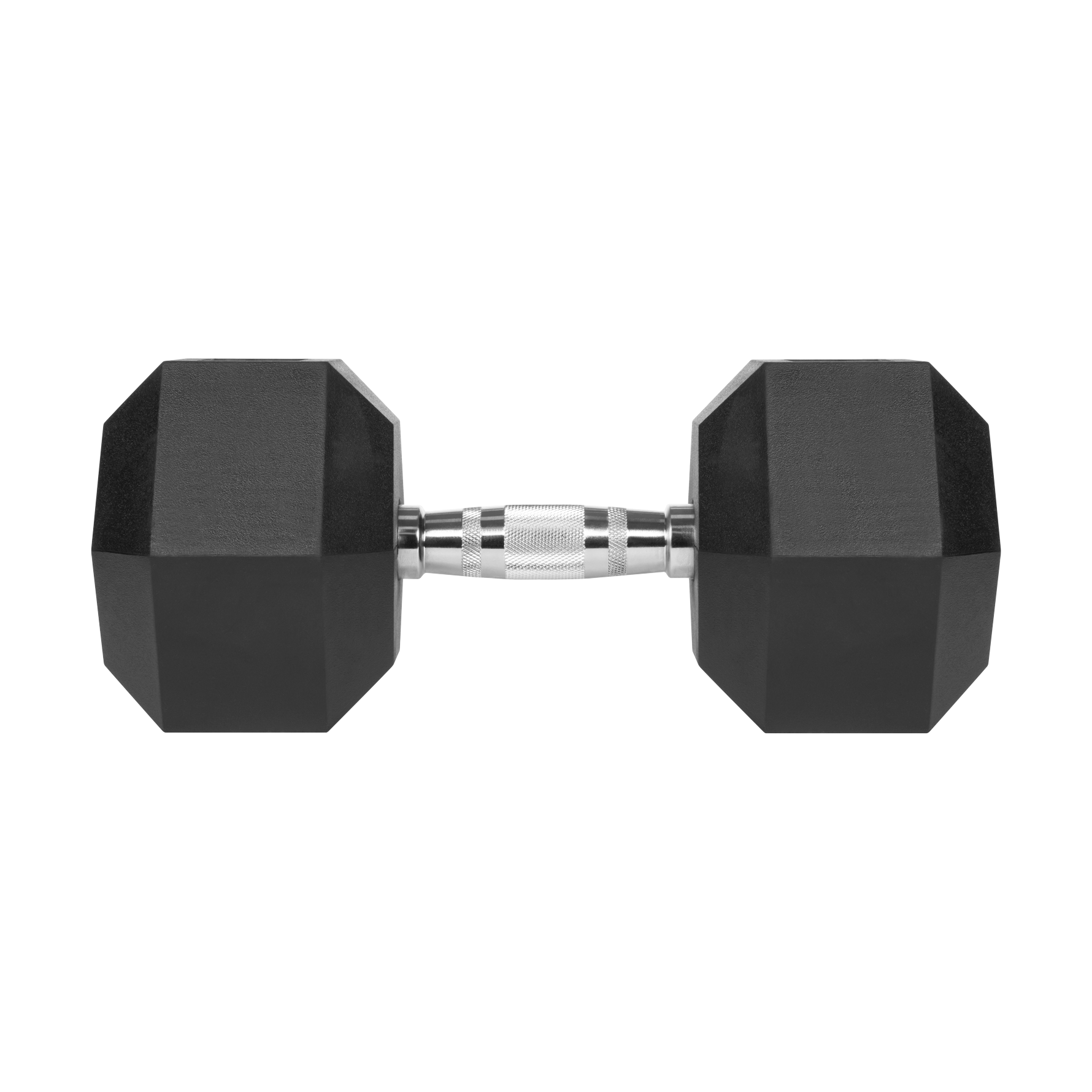 Gummibelagt støbejernshåndvægt HEX 25 kg gym4all