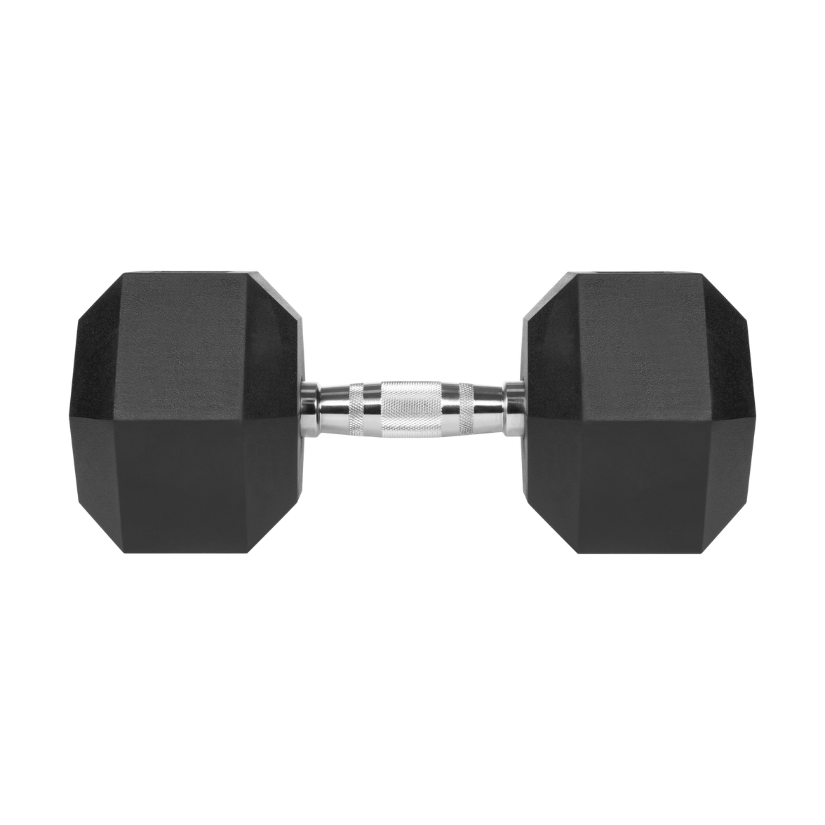 Gummibelagt støbejernshåndvægt HEX 25 kg gym4all