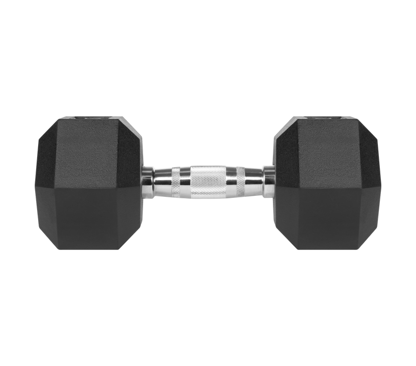Enkeltstående hexagon håndvægt 12,5 kg – ideel til øvede løft som rows og lunges.
