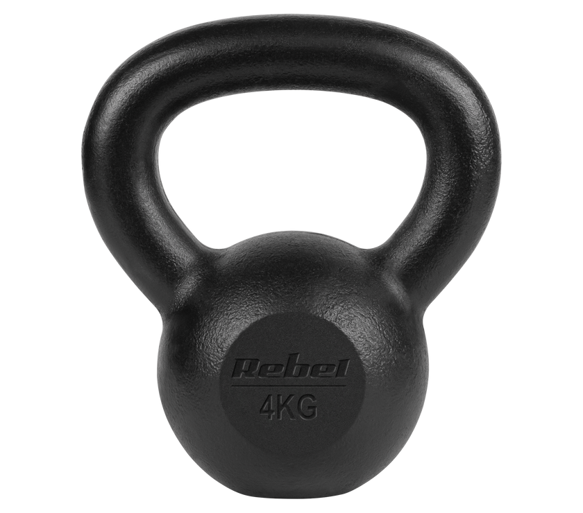 Kettlebell 4 kg Støbejerns gym4all