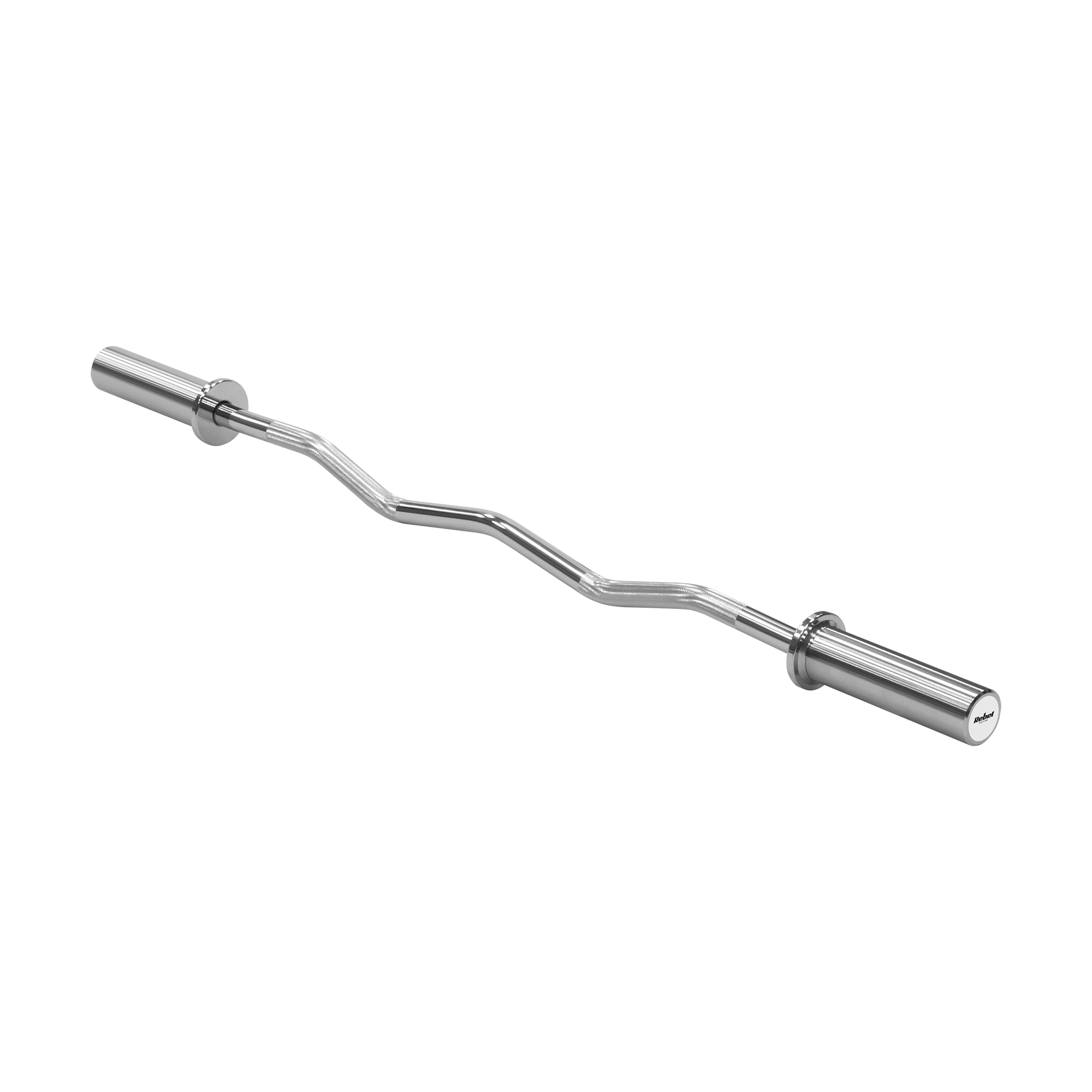 Rebel olympisk curlstang 120 cm, 6 kg til biceps og triceps trænin