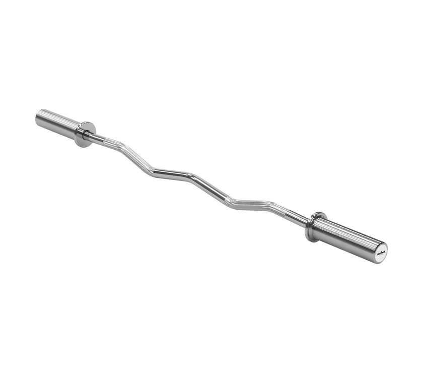 Rebel olympisk curlstang 120 cm, 6 kg til biceps og triceps trænin