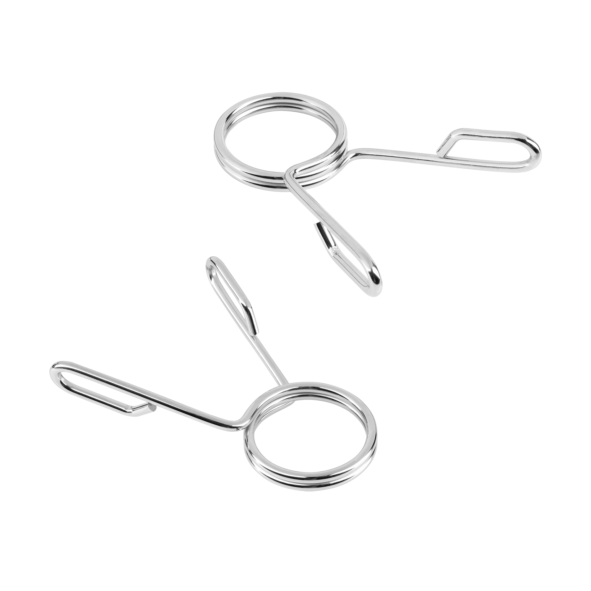 Tilbehør inkluderet – Rebel 120 cm curlstang med to fjederklemmer i stål