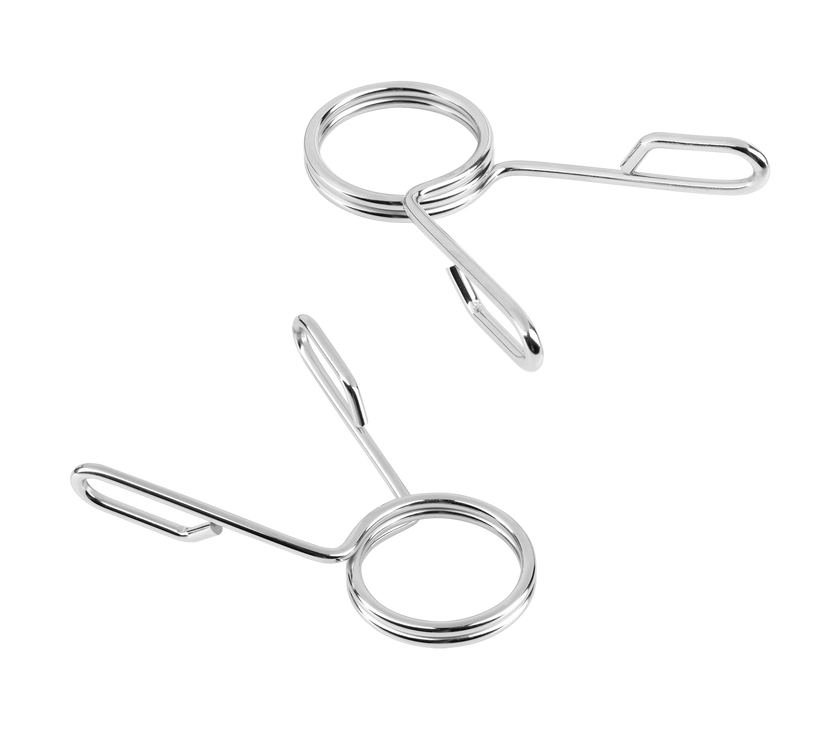 Rebel olympisk curlstang med 2 fjederklemmer til biceps og triceps øvelser.
