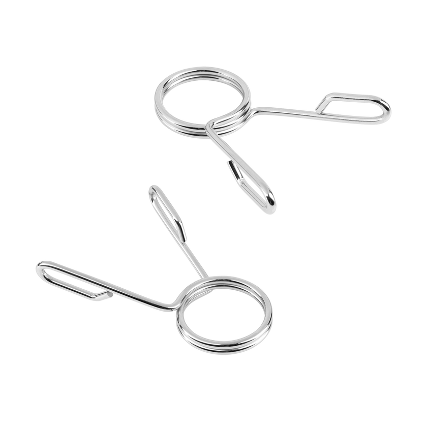 Rebel olympisk curlstang med 2 fjederklemmer til biceps og triceps øvelser.