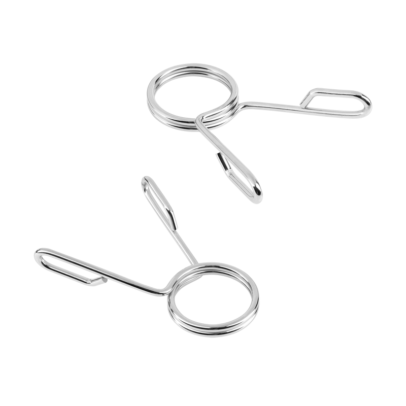 Rebel olympisk curlstang med 2 fjederklemmer til biceps og triceps øvelser.