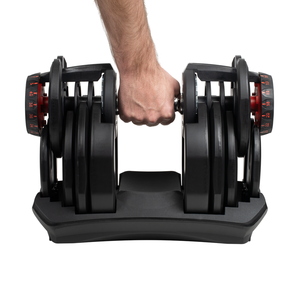 Rebel Active Pro Justerbar Håndvægt 1x40 kg – Hjemmegym Komplet gym4all