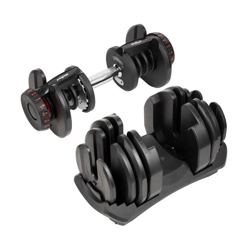 Rebel Active Pro Justerbar Håndvægt 1x40 kg – Hjemmegym Komplet gym4all