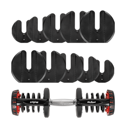 Rebel Active Pro Justerbar Håndvægt 1x40 kg – Hjemmegym Komplet gym4all