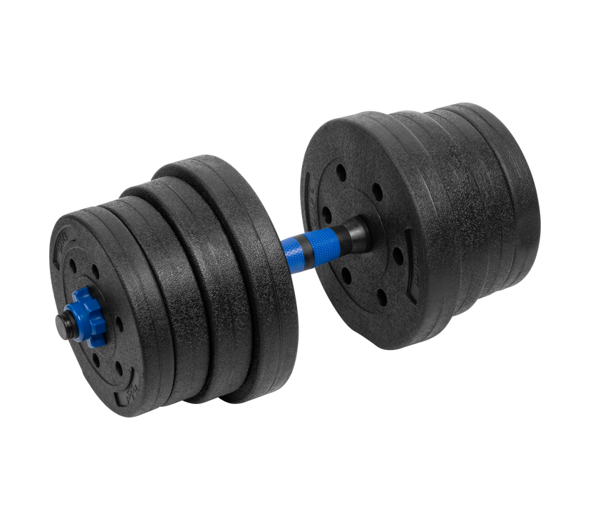 Justerbare bituminøse håndvægte med forbindelse 2x15kg Rebel gym4all