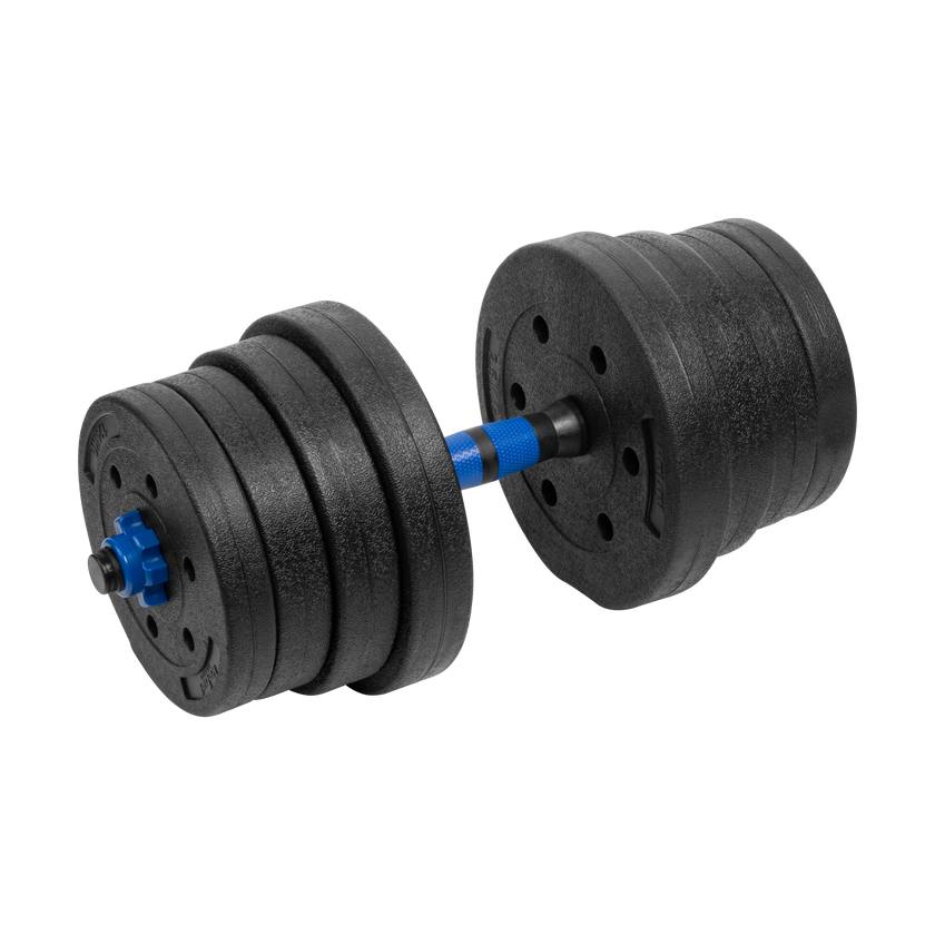 Justerbare bituminøse håndvægte med forbindelse 2x15kg Rebel gym4all