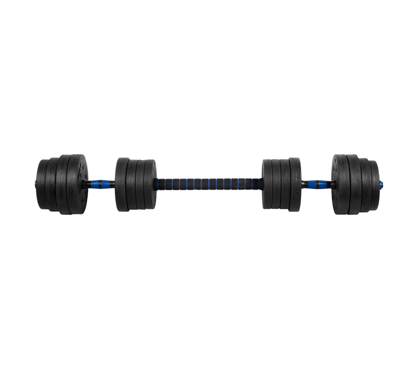 Justerbare bituminøse håndvægte med forbindelse 2x15kg Rebel gym4all