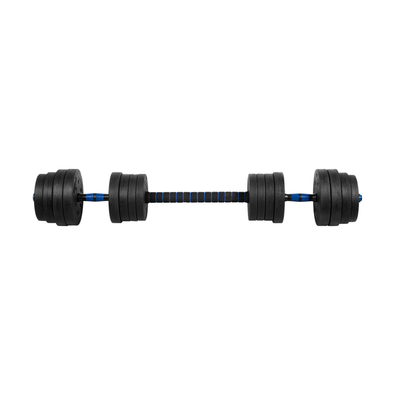 Justerbare bituminøse håndvægte med forbindelse 2x15kg Rebel gym4all