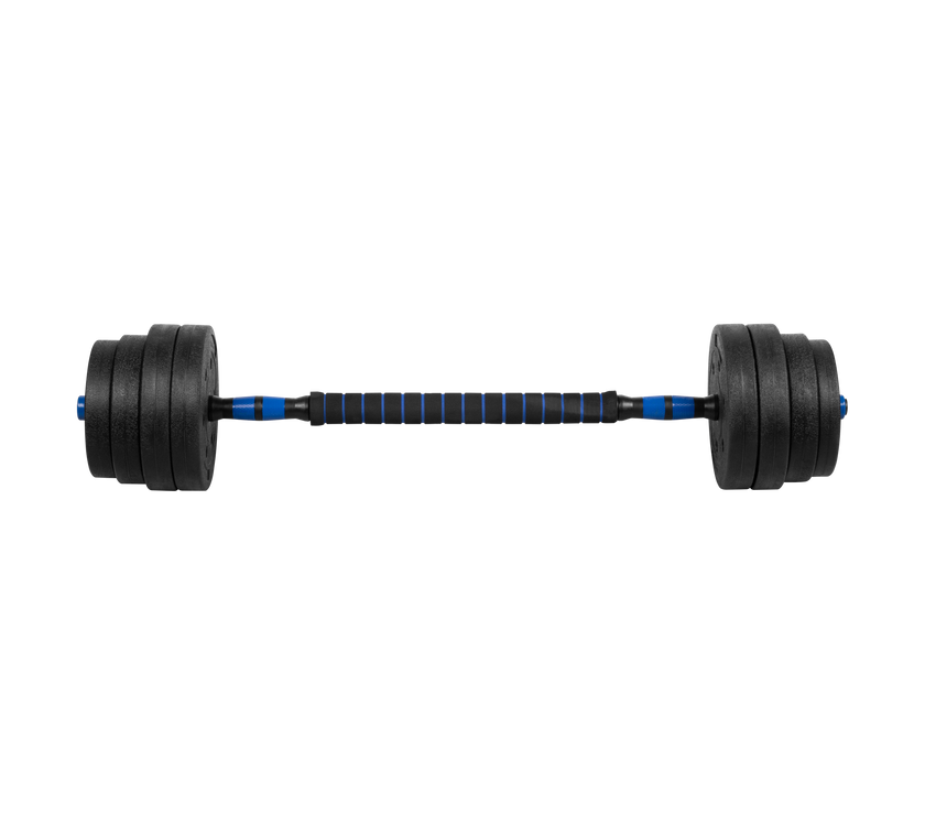 Justerbare bituminøse håndvægte med forbindelse 2x15kg Rebel gym4all