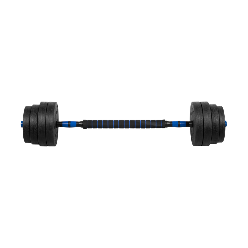 Justerbare bituminøse håndvægte med forbindelse 2x15kg Rebel gym4all