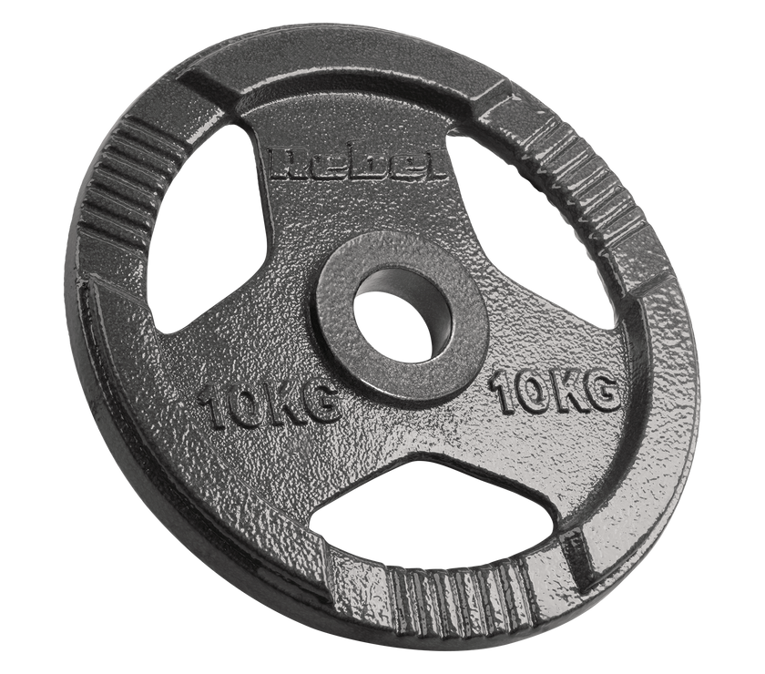 Vægtskiver 2x10kg med Håndtag 51 mm gym4all