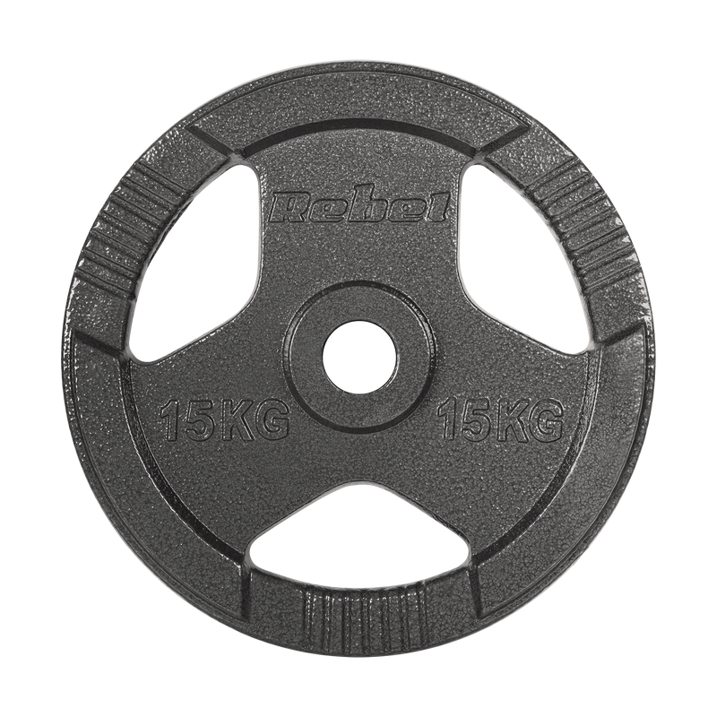 Vægtskiver 2x15kg med Håndtag 51 mm gym4all