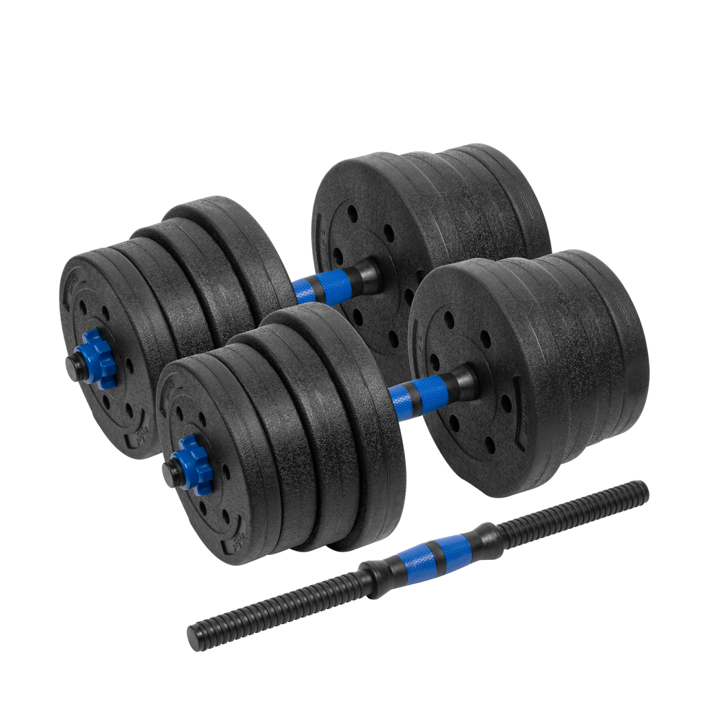 Justerbare bituminøse håndvægte med forbindelse 2x15kg Rebel gym4all