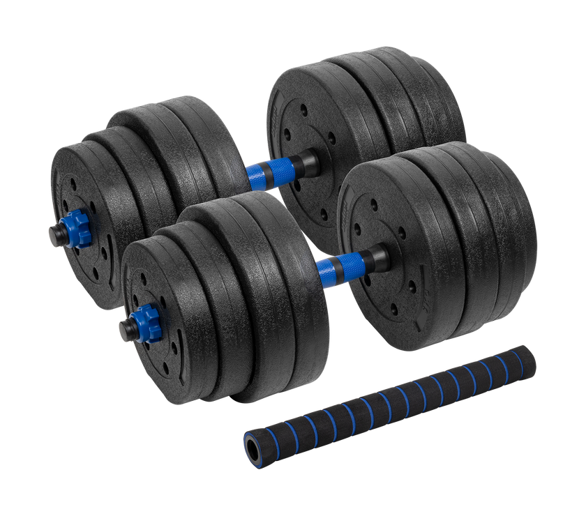 Rebel Justerbare Bituminøse Håndvægte 2x20kg - Forbindelse Premium gym4all