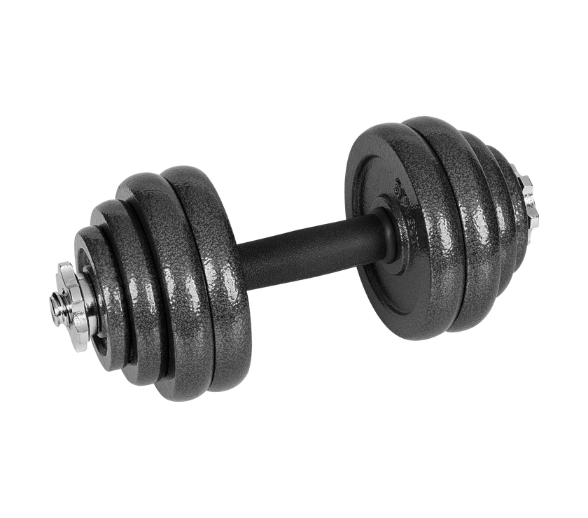 Håndvægte 2x15kg i en kuffert gym4all