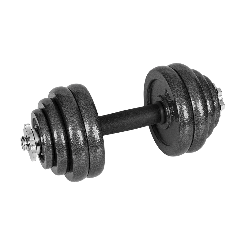 Håndvægte 2x15kg i en kuffert gym4all