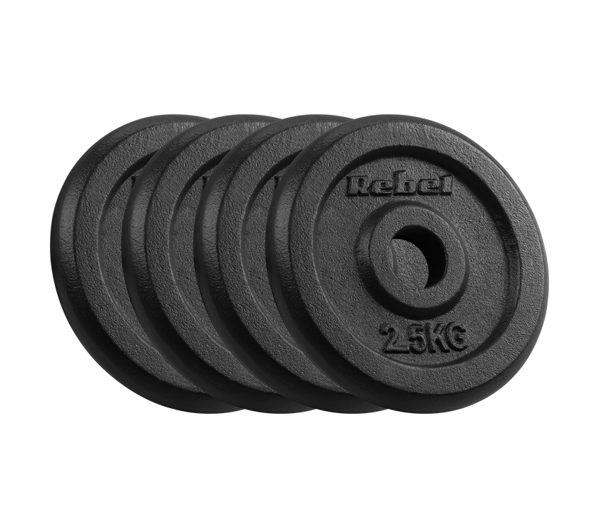 Vægtskiver  4x2,5kg 31mm gym4all