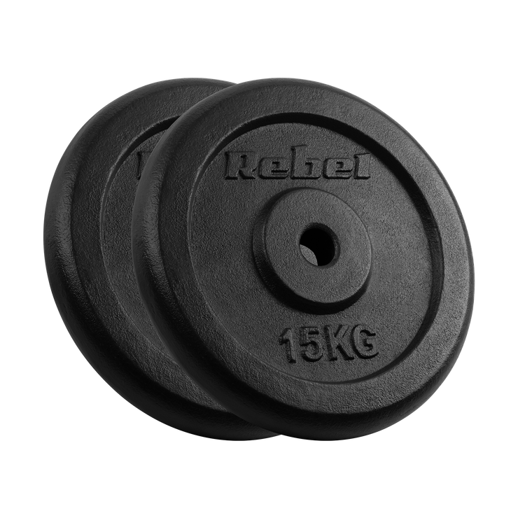 Vægtskiver  2x15kg gym4all