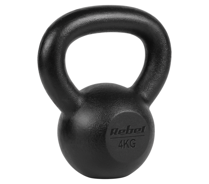 Kettlebell 4 kg Støbejerns gym4all
