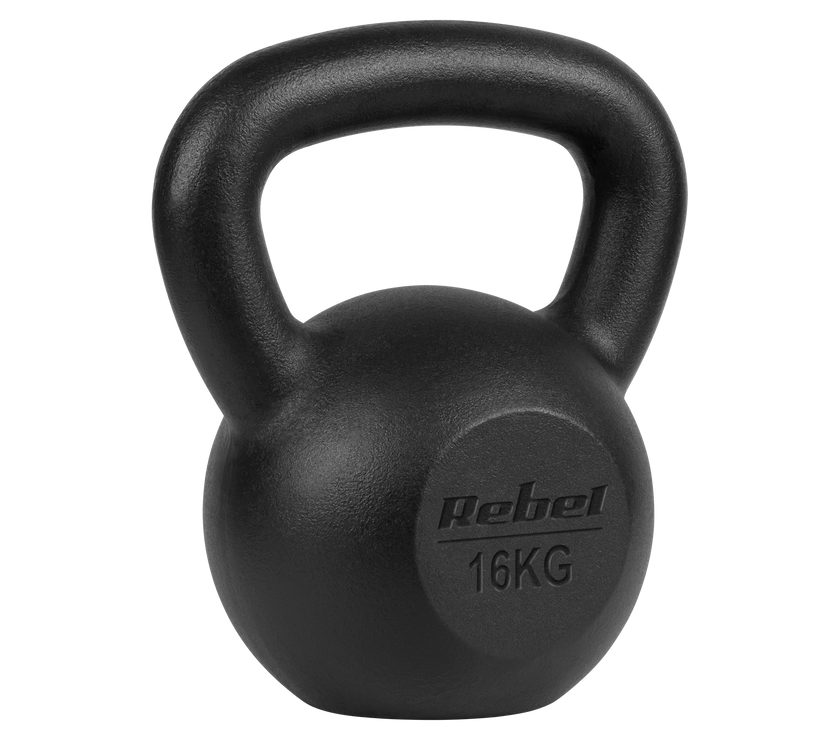 Kettlebell 16 kg Støbejerns gym4all