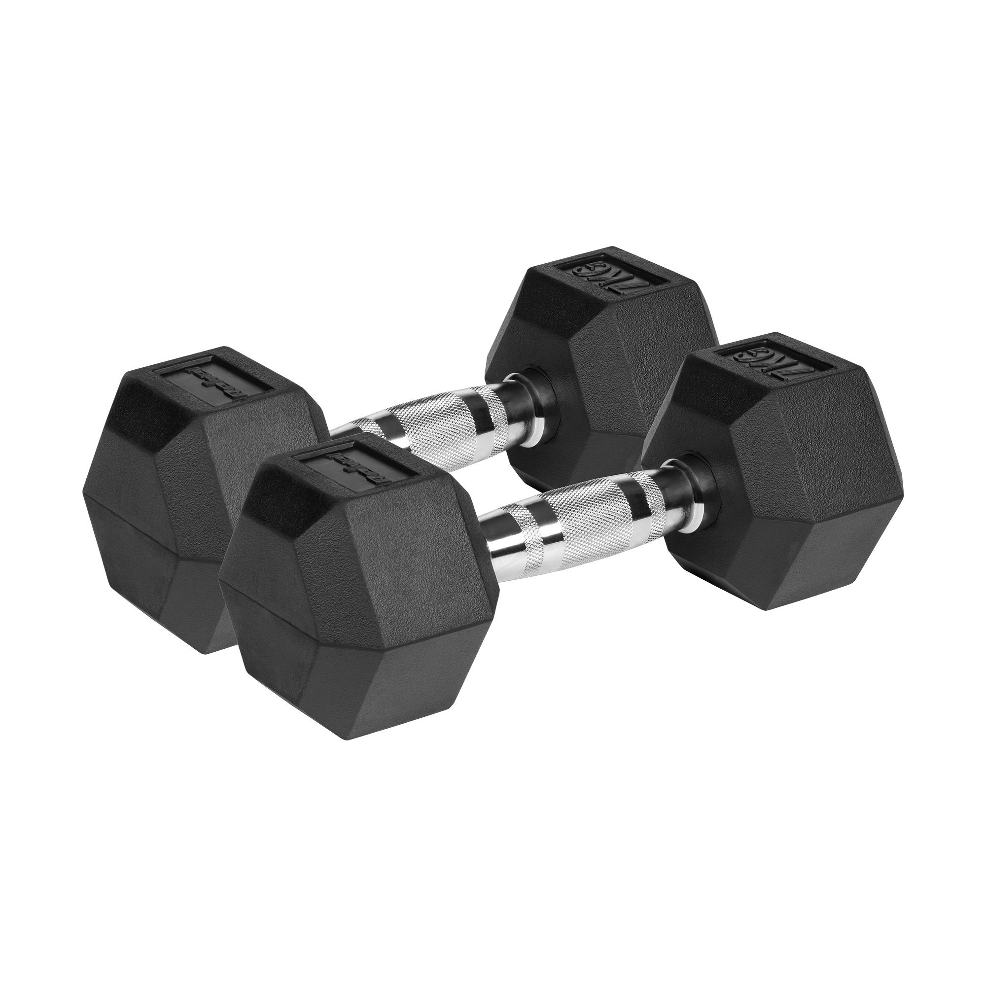 Hexagon Håndvægte 2x7 kg: Gummi Håndvægtssæt til Homegym gym4all