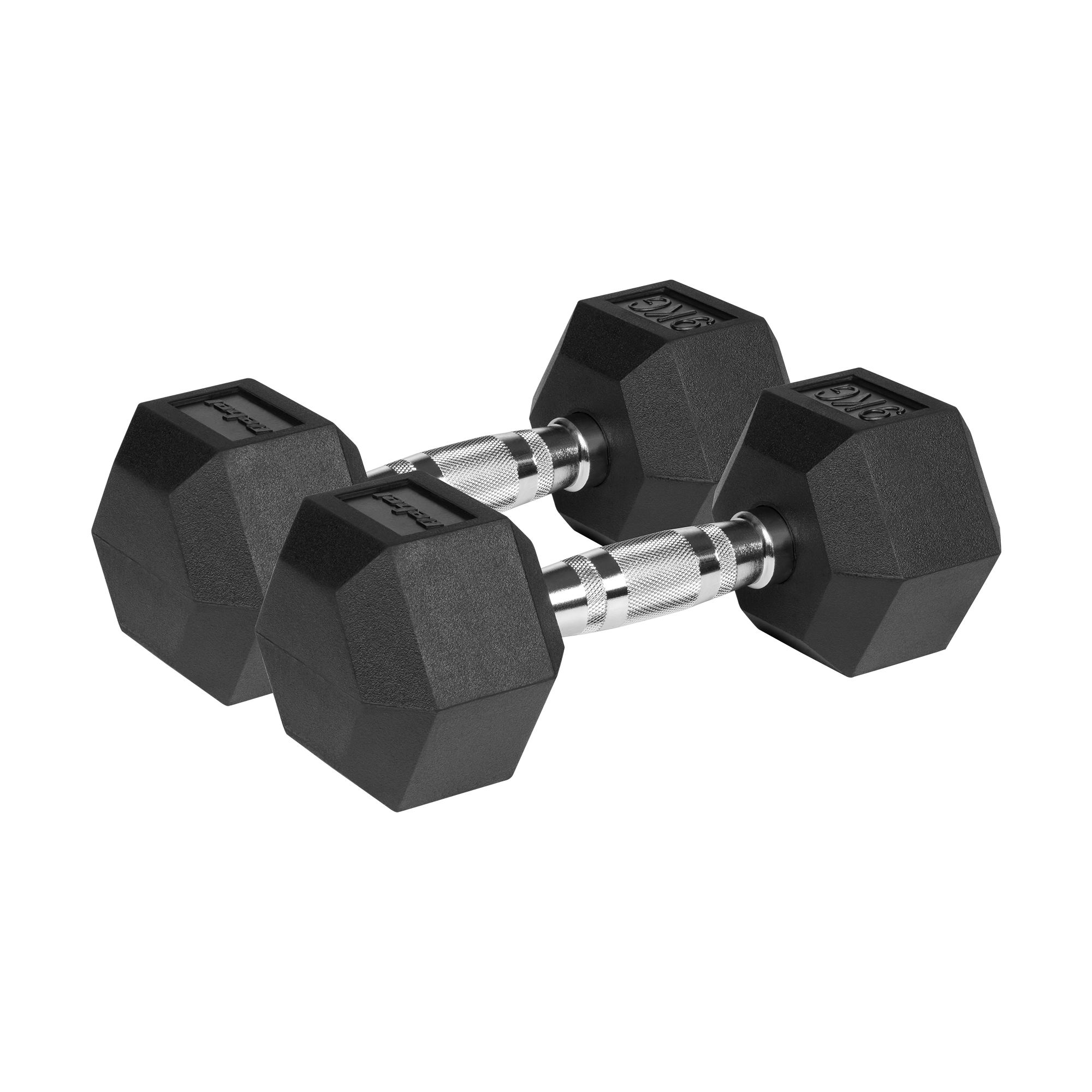 Hexagon Håndvægte 2x9 kg: Gummi Håndvægtssæt til Homegym gym4all