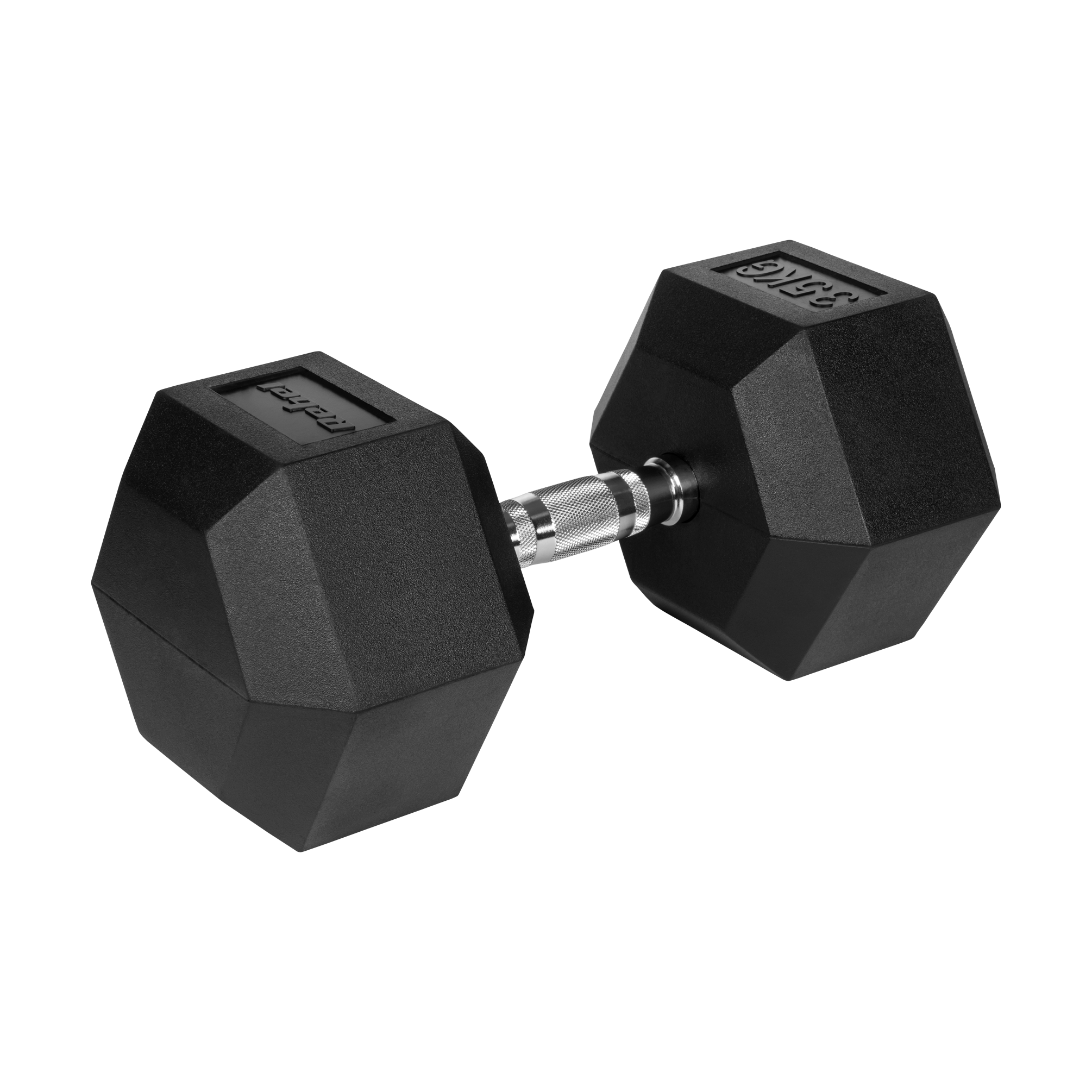 Hexagon Håndvægte 35kg - Gummibelagte Håndvægte til Hjemmetræning gym4all