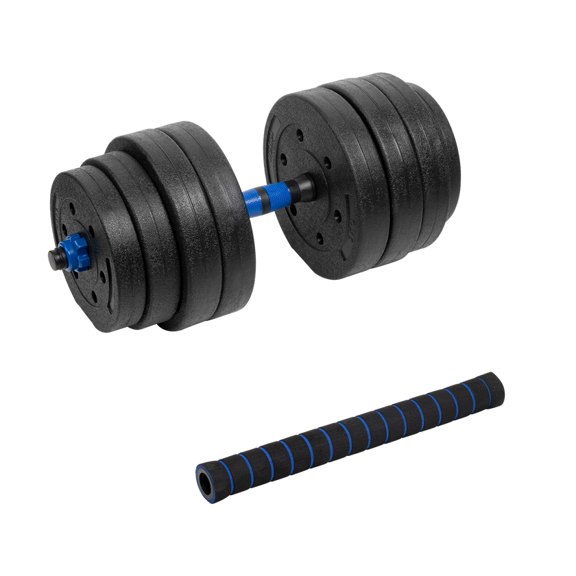 Justerbar bituminøs håndvægt med forbindelse 1x20 kg Rebel gym4all