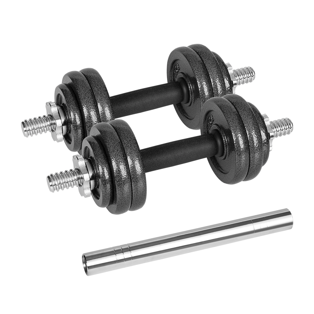 Håndvægte 2x7,5kg i en kuffert gym4all