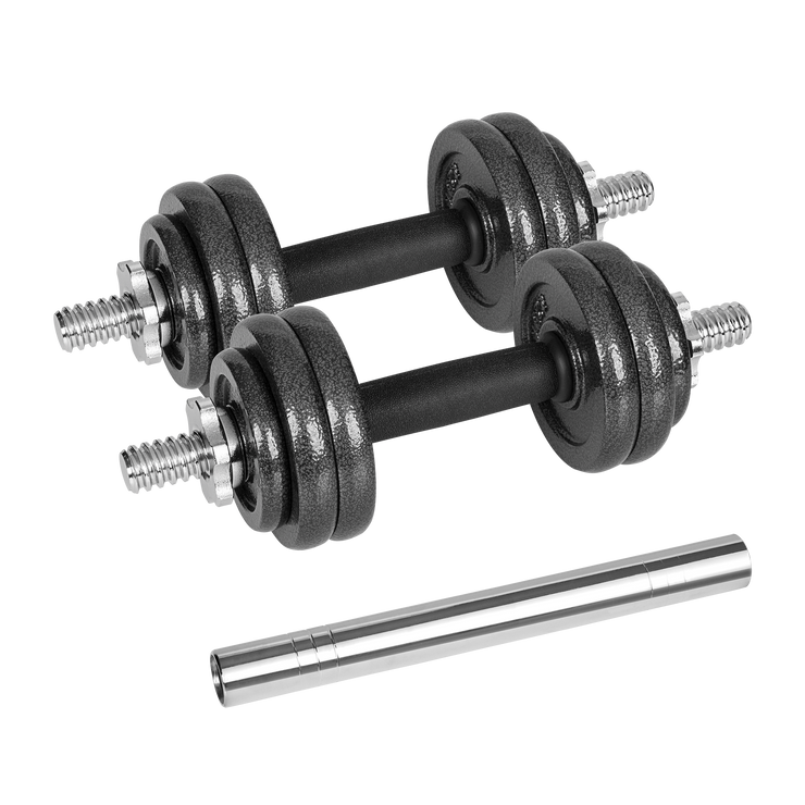 Håndvægte 2x7,5kg i en kuffert gym4all