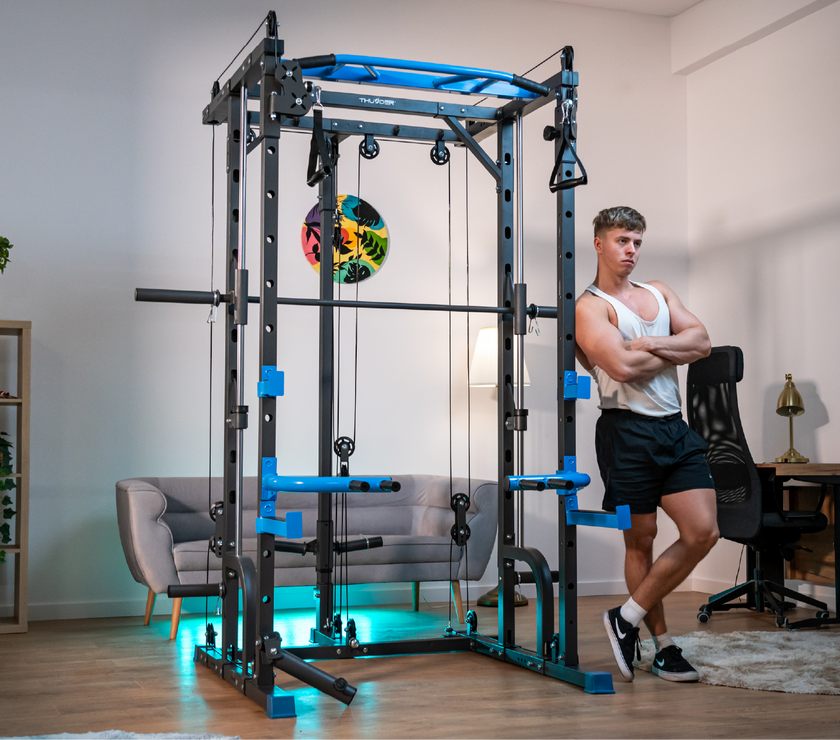 Squat Rack Smith Dips Cable Tower TH gym4all