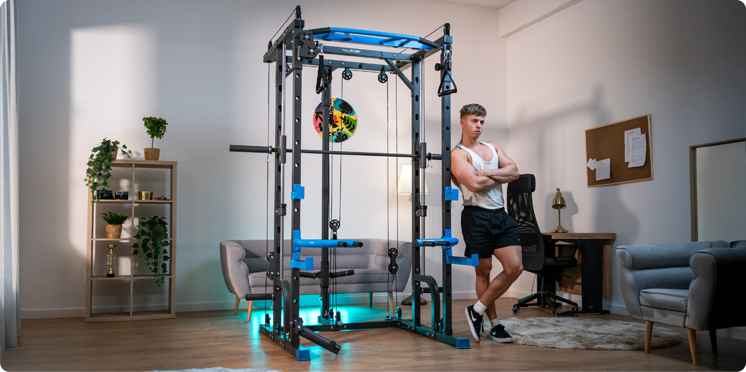 Squat Rack Smith Dips Cable Tower TH gym4all