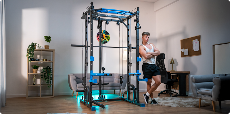 Squat Rack Smith Dips Cable Tower TH gym4all