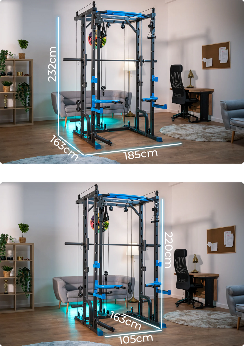 Squat Rack Smith Dips Cable Tower TH gym4all