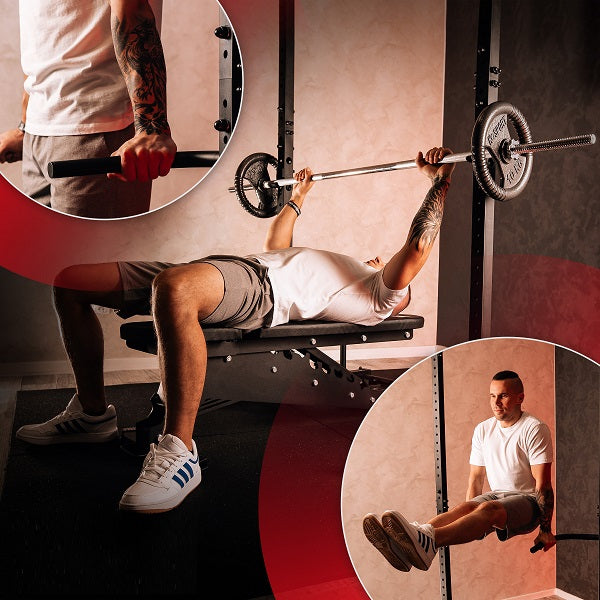 STATIONÆR PULLUPPESTANG MED STATIVE gym4all